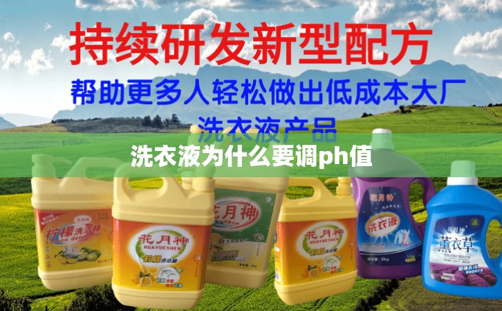 洗衣液为什么要调ph值